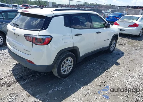 2018 Jeep Compass Sport from USA, damaged, VIN 3C4NJCABXJT411852